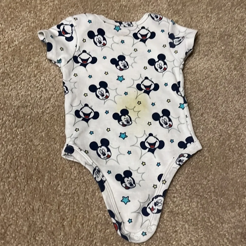 0-3M DISNEY Mickey Mouse (set of 3) Onesie